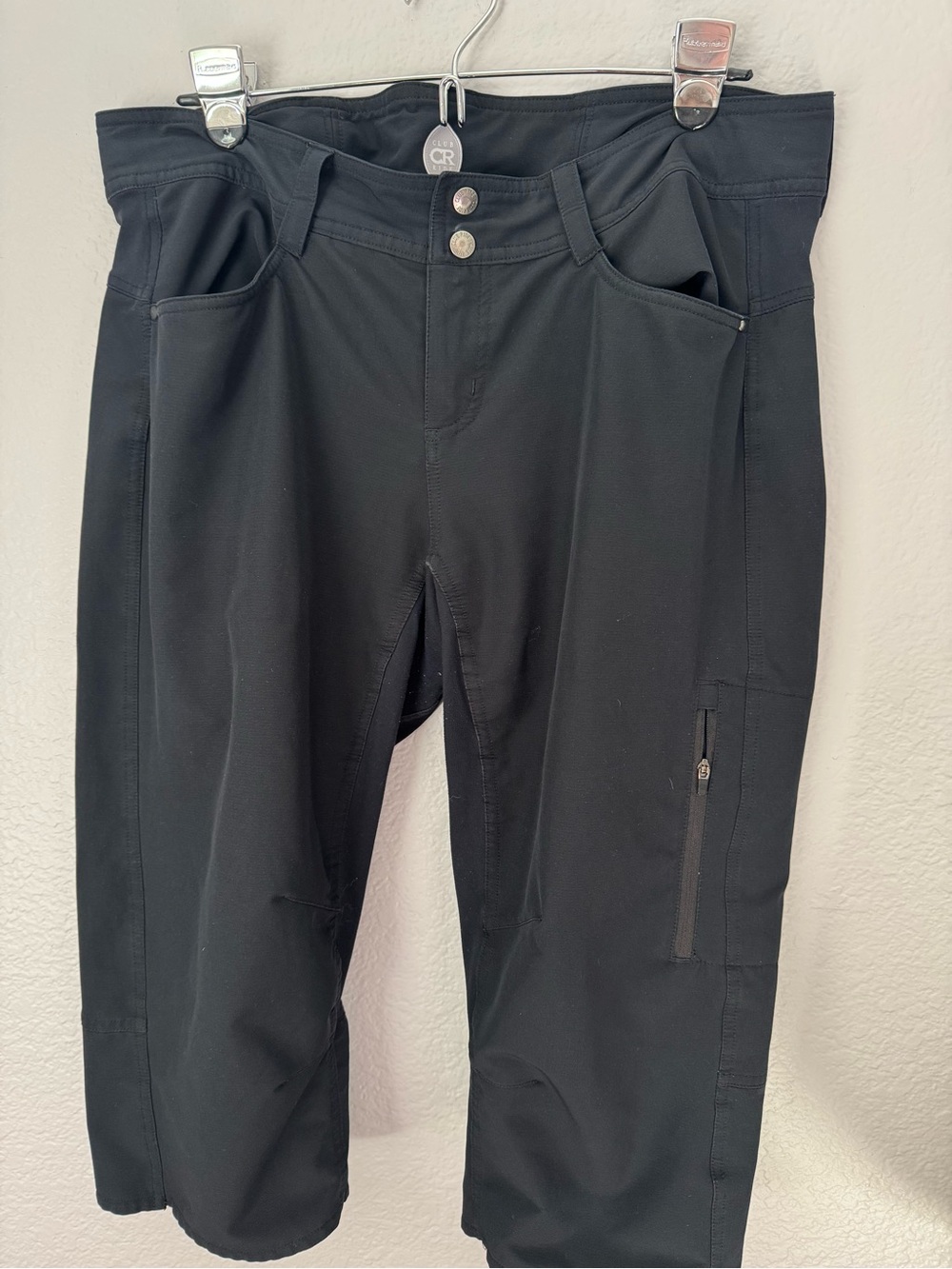 Club Ride Apparel Black Cargo Riding Pants - Picture 2 of 10